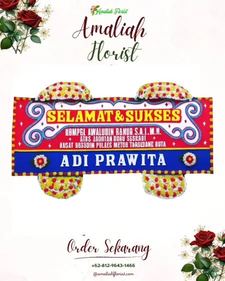 Papan Bunga Ucapan Selamat Barengkrajan